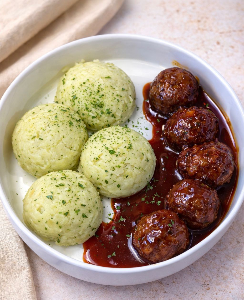 Meatballs Mash & Gravy